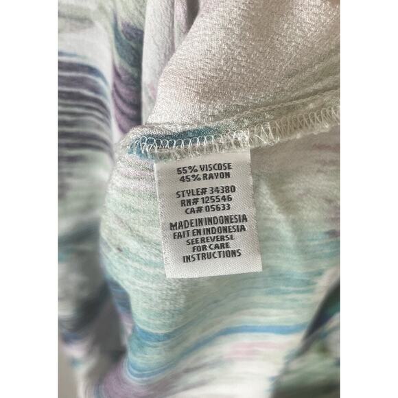 Habitat Tropical Sleeveless Dress Large Colorful Pockets Abstract Art To Wear - Picture 9 of 9